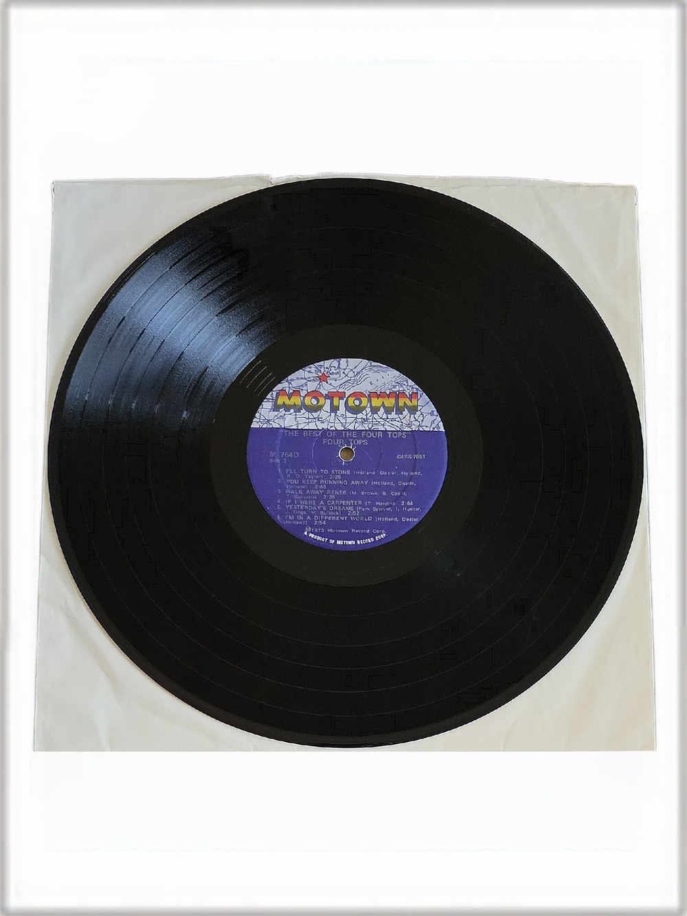 THE FOUR TOPS•The Best Of•1973 US 2xLP (M 764D) Motown - Picture 6 of 17